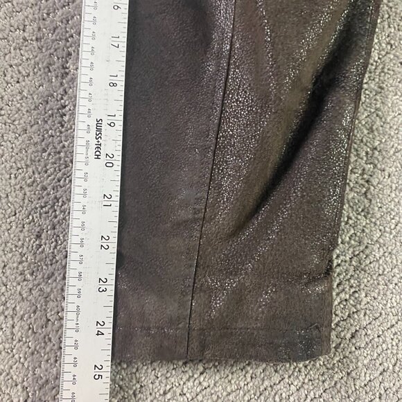 Nickelson Leather Jacket Men's Large Fits like XL Brown Double Zipper - Picture 14 of 14